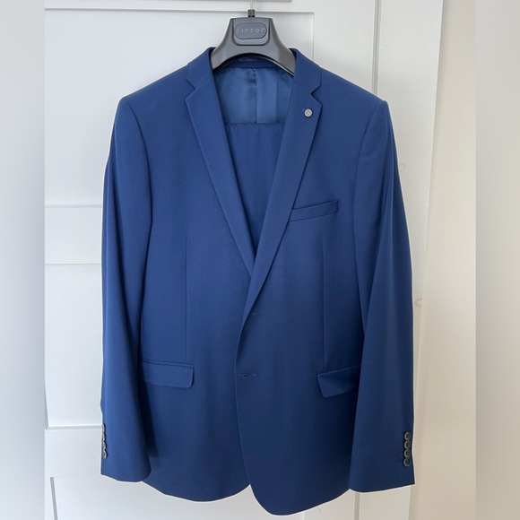 Grafton Navy Slim Fit Suit - Picture 1 of 1